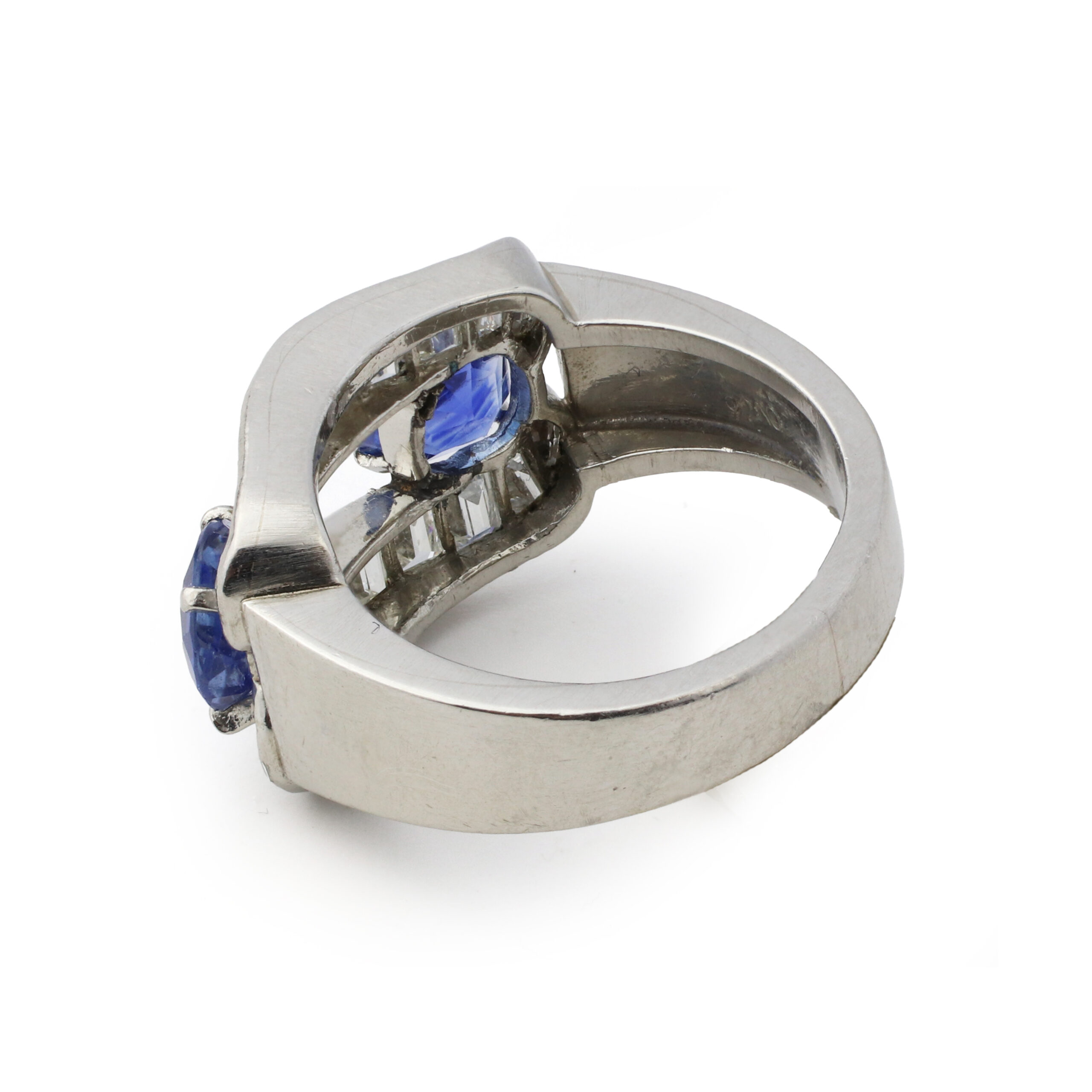 Mauboussin Retro Sapphire and Diamond Ring