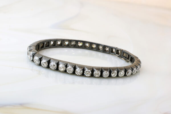 Antique Diamond Line Bracelet