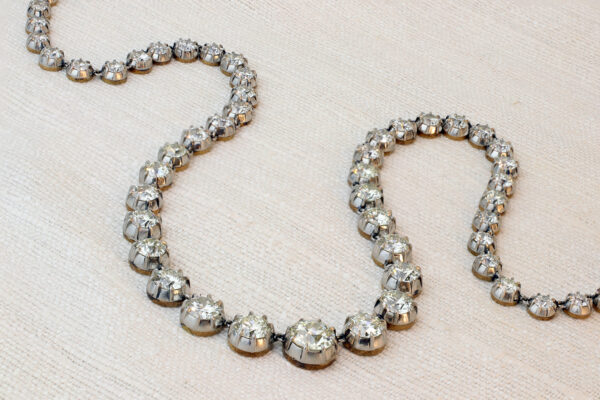 Antique Diamond, Platinum and Gold Riviere Necklace» Price on Request «