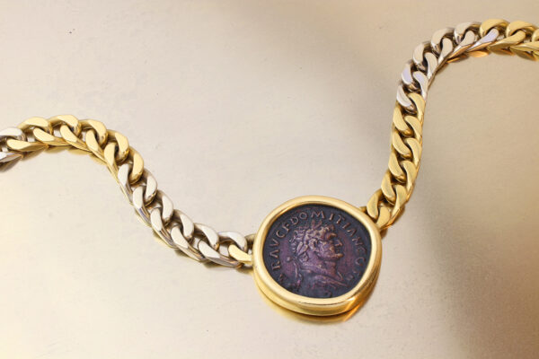 Bulgari ‘Monete’ Double Ancient Coin and Gold Tubogas Bracelet