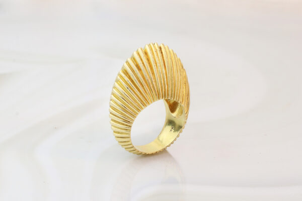 Tiffany & Co Mid Century Sculpted Gold Ring