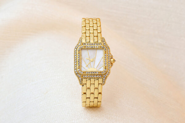 Cartier Panthère ‘Sunrise’ Diamond and Gold Watch