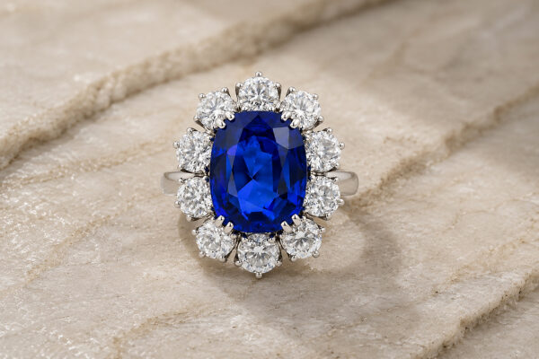 Boucheron Burmese Sapphire and Diamond Ring» Price on Request «