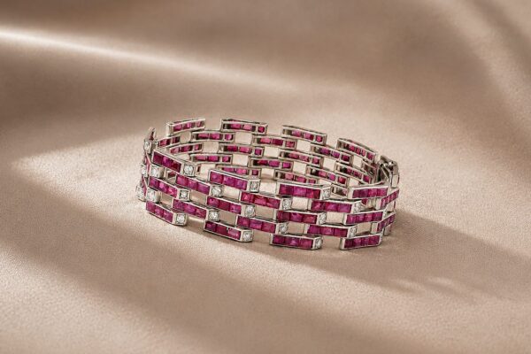 Cartier ‘Escalier’ Ruby and Diamond Bracelet » Price on Request «