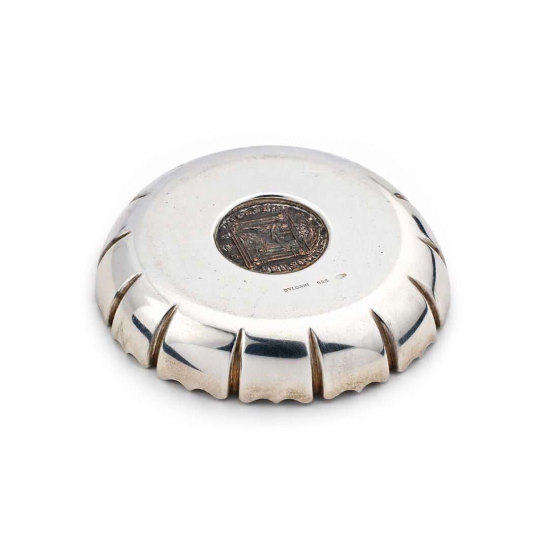 Bulgari 'Monete' Ancient Coin and Sterling Silver Dish