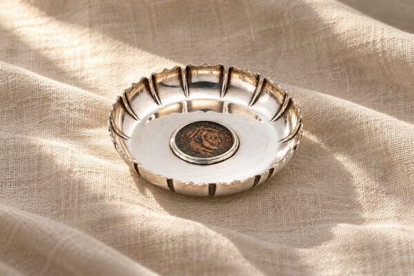 Bulgari ‘Monete’ Ancient Coin and Sterling Silver Dish
